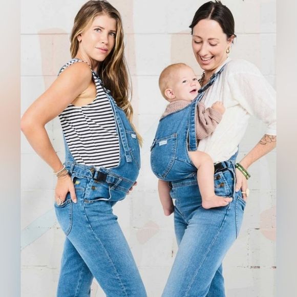 Vintage Blue Women Jeans Overalls - Picture 1 of 12